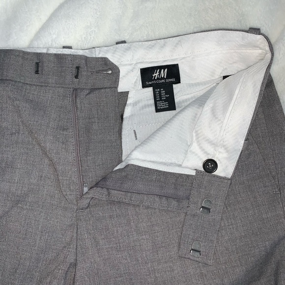 🔥H&M slim fit formal dress pants men’s size 30 - Picture 4 of 5